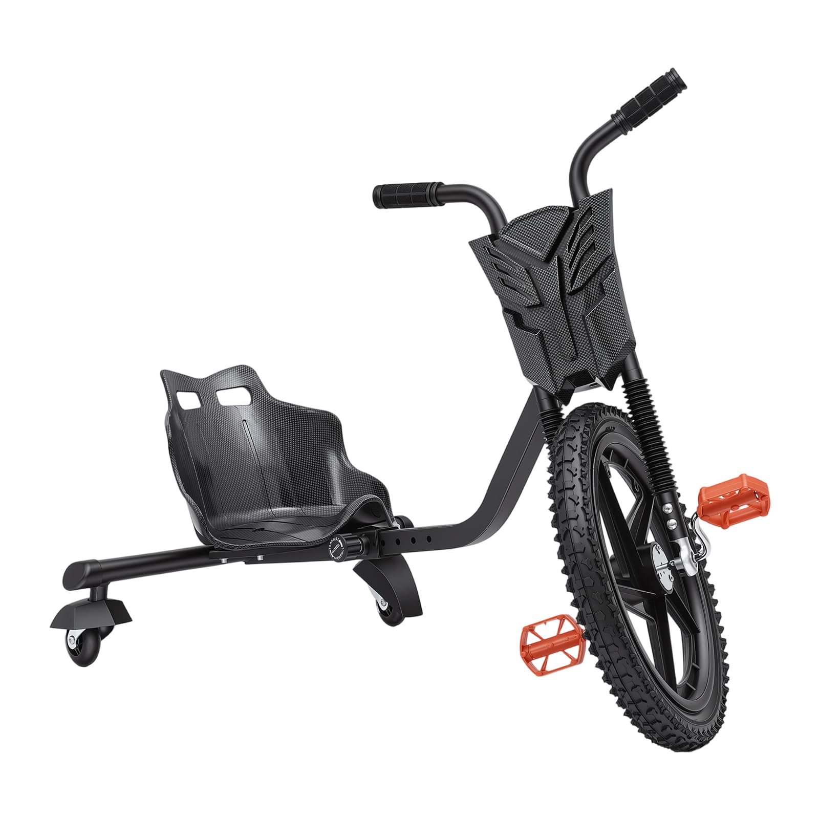 TiryyDrela Drift Trike Bambini Nero 3 Ruote