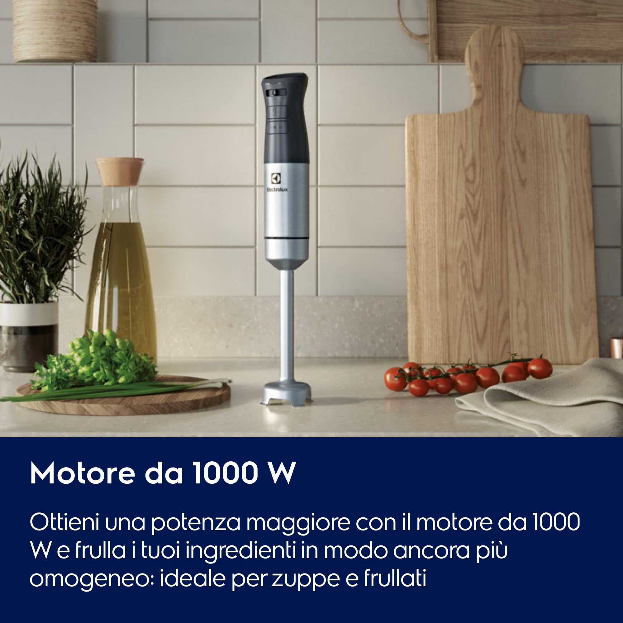 Electrolux Create 5 E5HB2-8SS frullatore a immersione Inox 1000 W