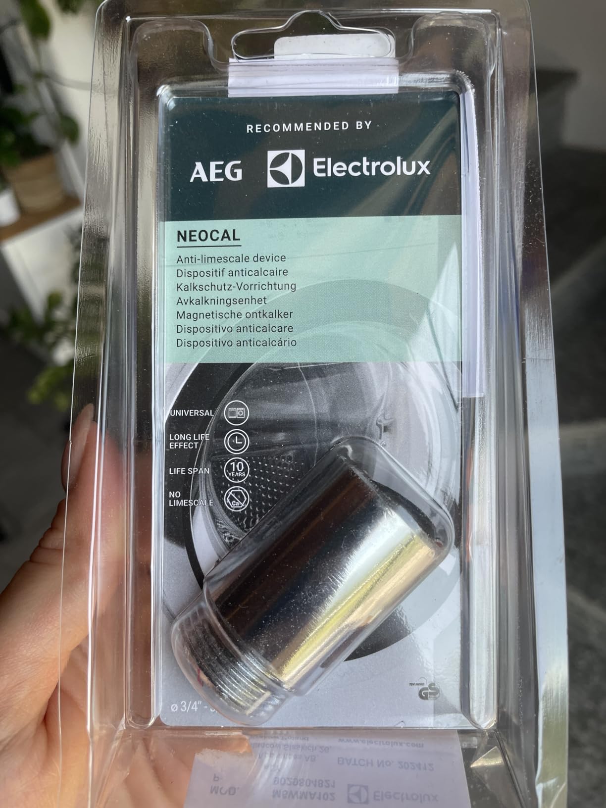 Electrolux MCAPower Neocal filtro anticalcare universale ottone