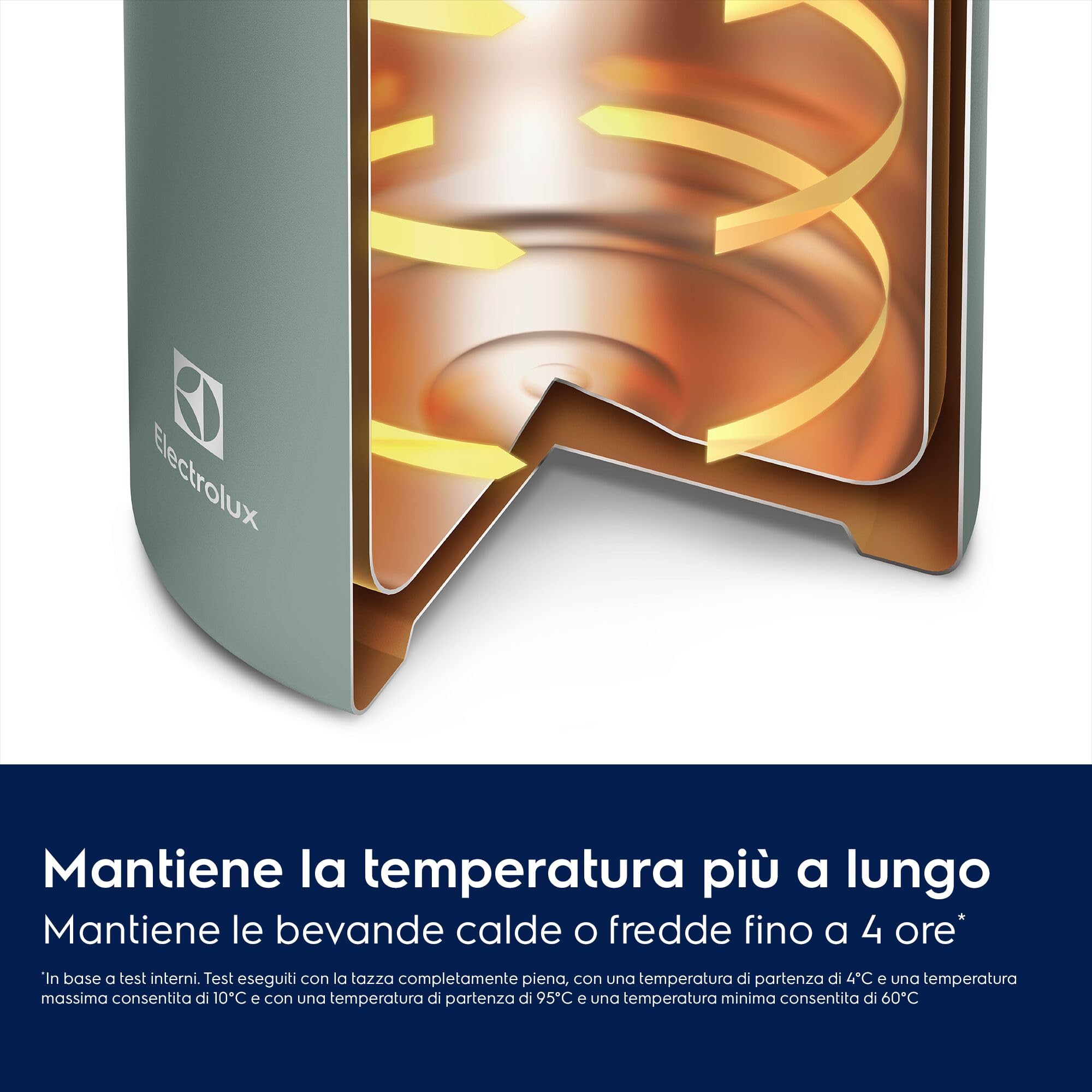 Electrolux ETHC01 tazza termica 560 ml verde salvia