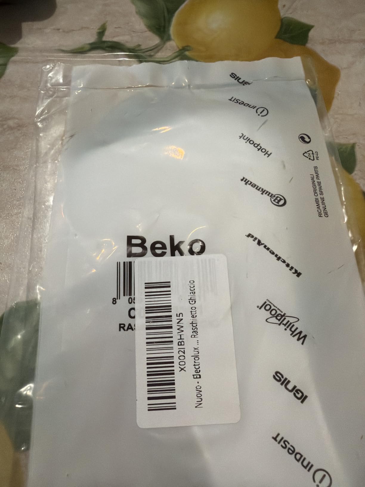 Electrolux 9029792976 Raschietto Ghiaccio Frigorifero