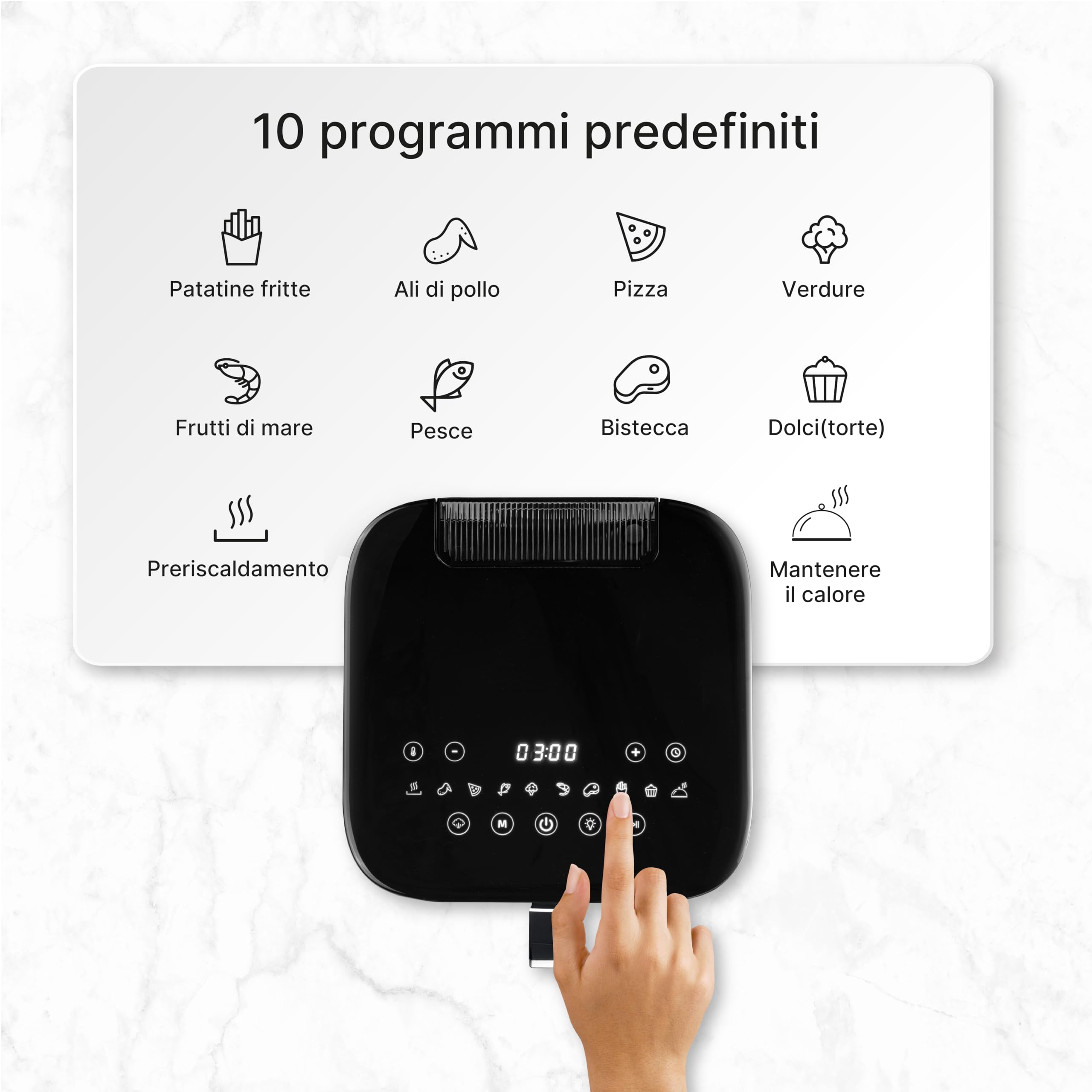 Ufesa Phoenix friggitrice ad aria a vapore 6 L