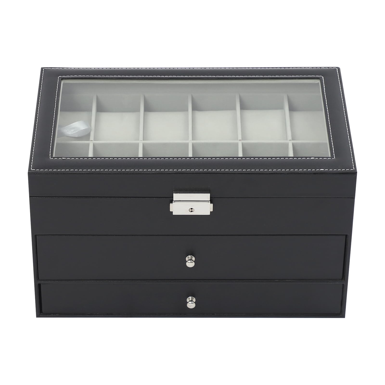TiryyDrela Portagioie 3 Livelli Nero con Chiave