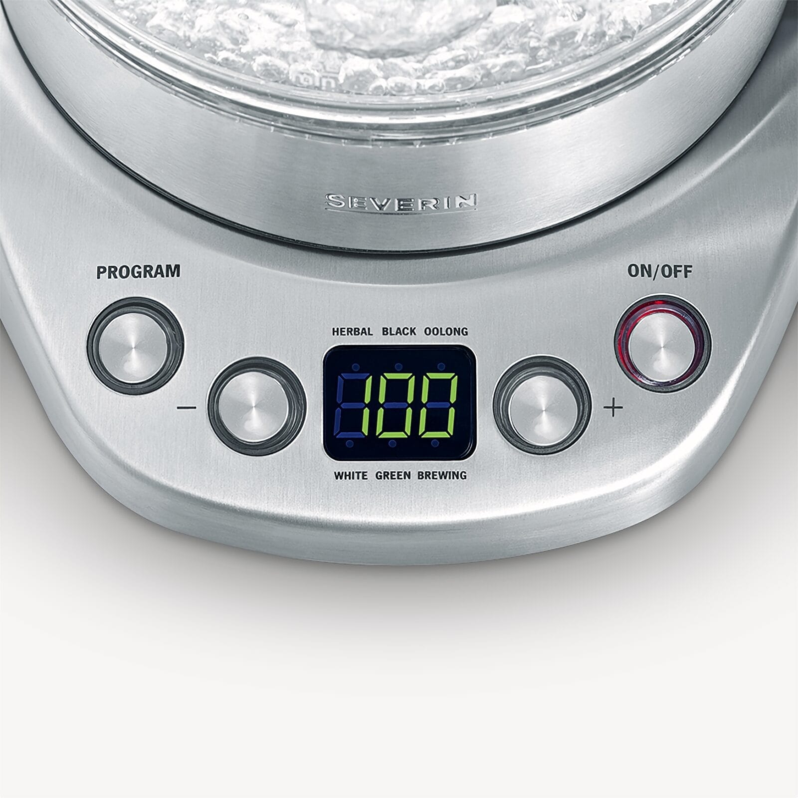 SEVO Deluxe bollitore in vetro per tè e acqua 5 programmi