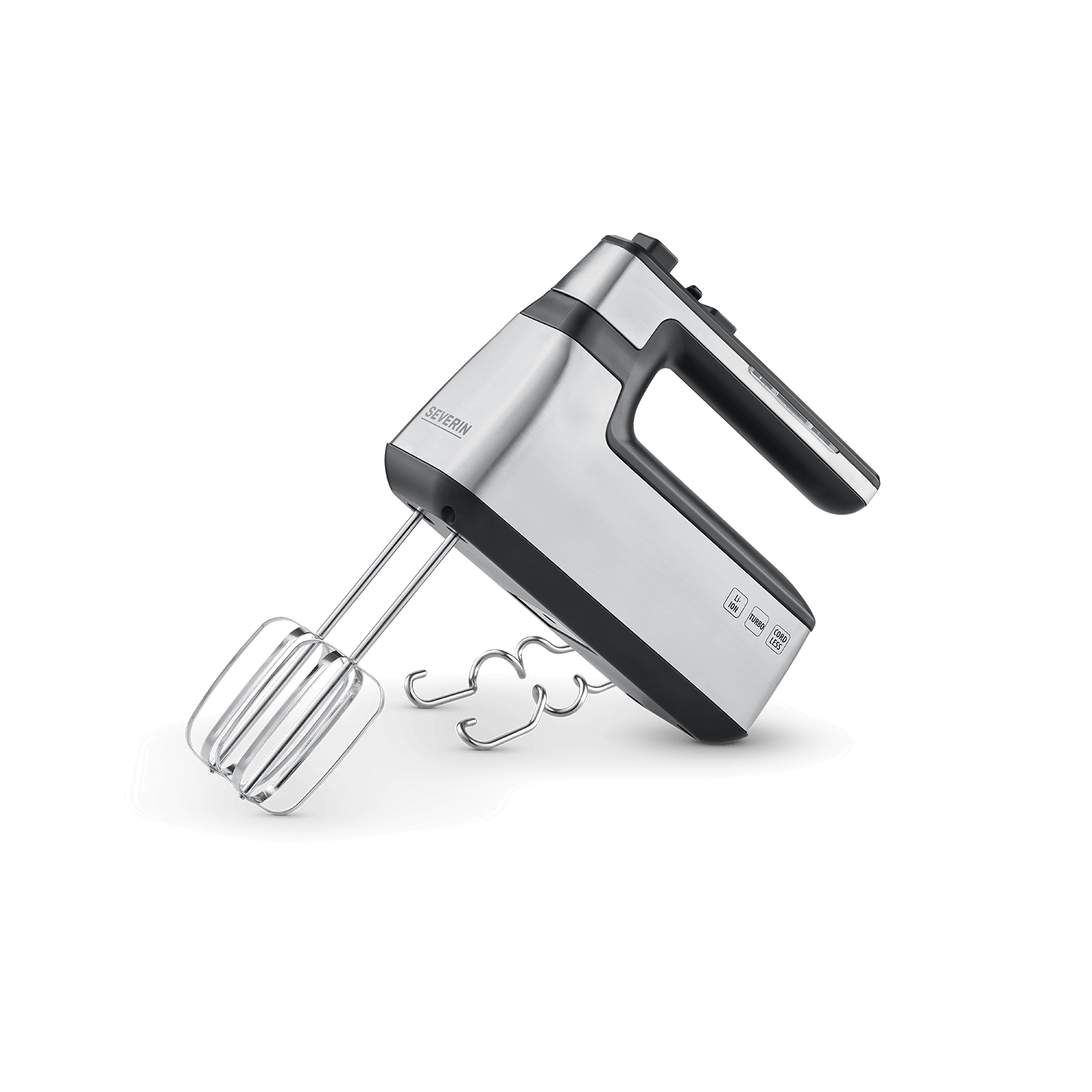 SEVO Sbattitore Senza Fili Acciaio Inox con Gancio Impasto