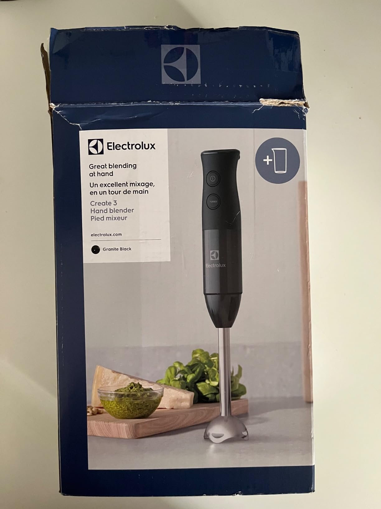 Electrolux E3HB1-4GG Create frullatore immersione 400 W 600 ml