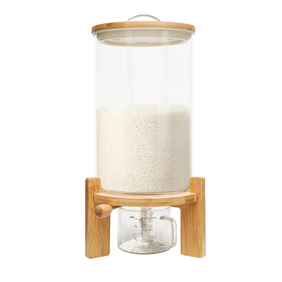 TiryyDrela dispenser cereali in vetro 7,5 L ermetico