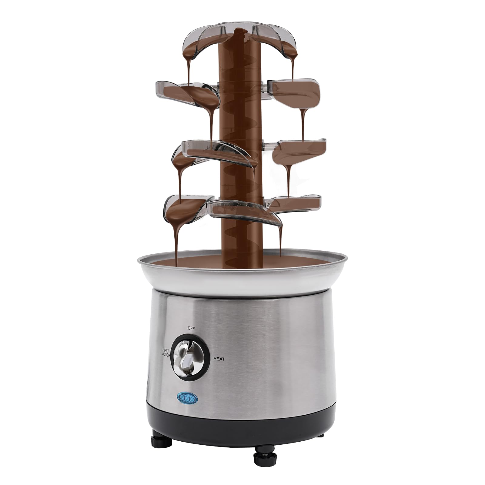 TiryyDrela Fontana Cioccolato 4 Livelli Inox 1,2 L