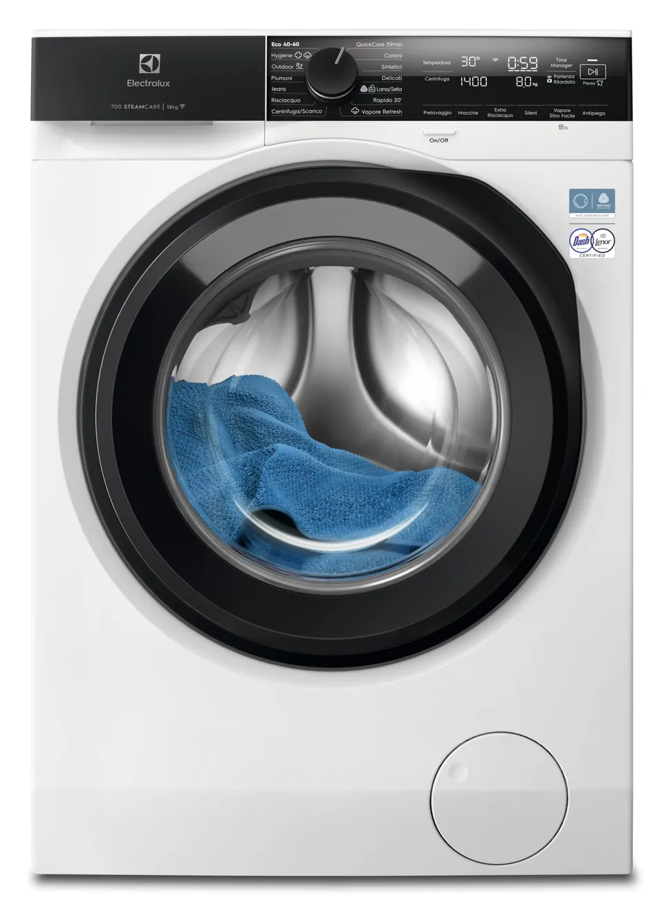 Electrolux SteamCare 700 EW7F412A Lavatrice 12 kg Classe A