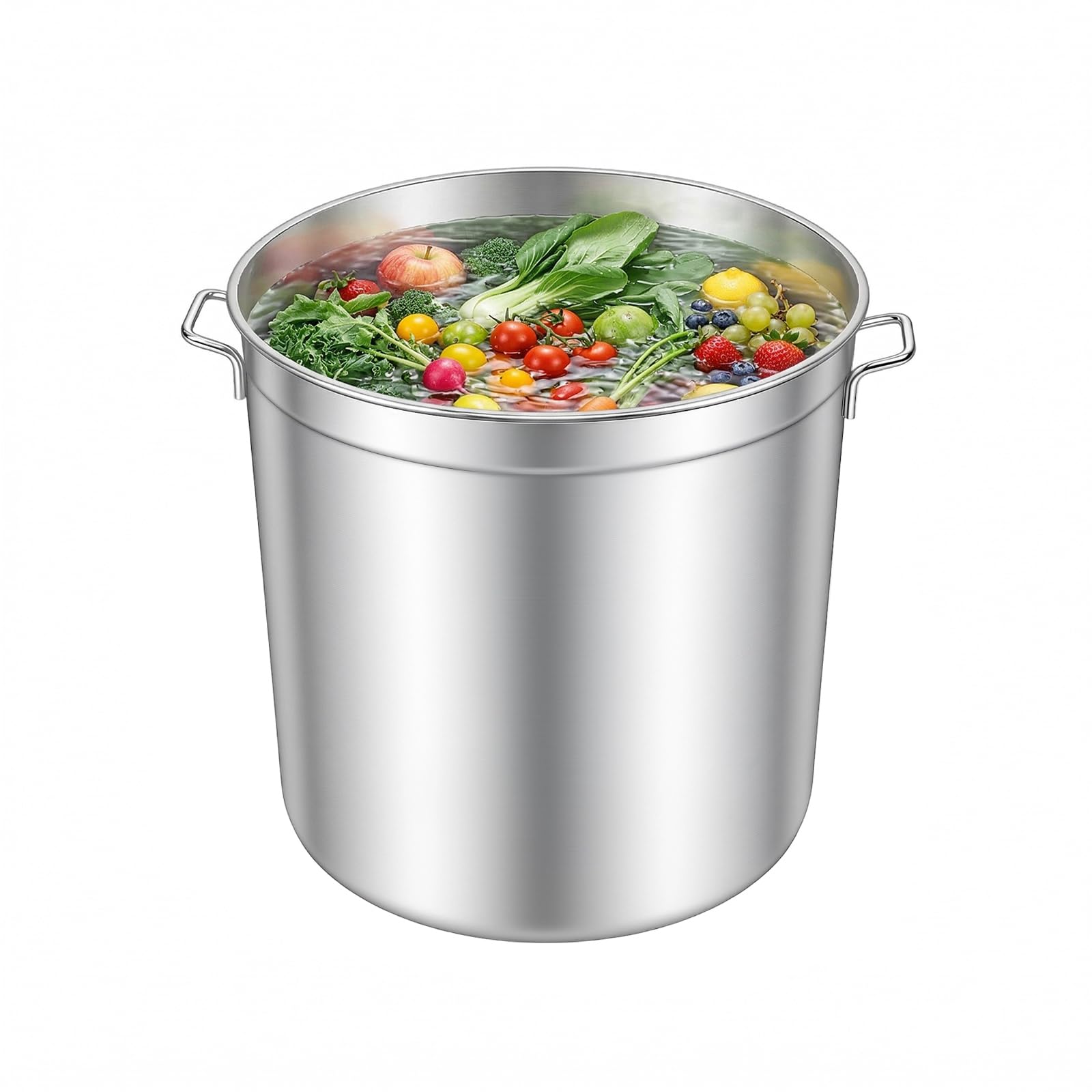 TiryyDrela pentola inox 50 L con cestello e coperchio