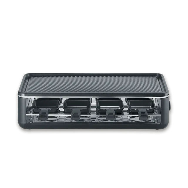 SEVERIN Black Line Lite griglia raclette 8 padelle