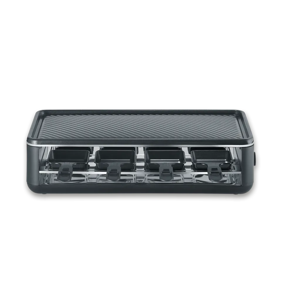 SEVERIN Black Line Lite raclette grill 8 padelle antiaderenti