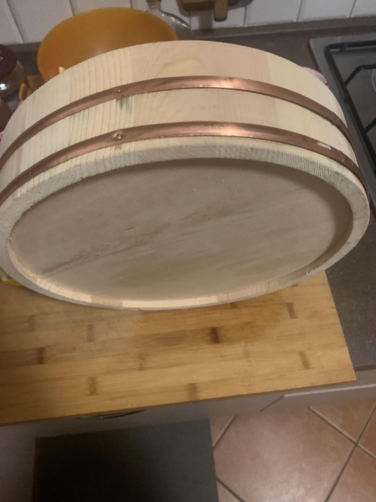 Reishunger Hangiri Ciotola Legno Sushi 30 cm