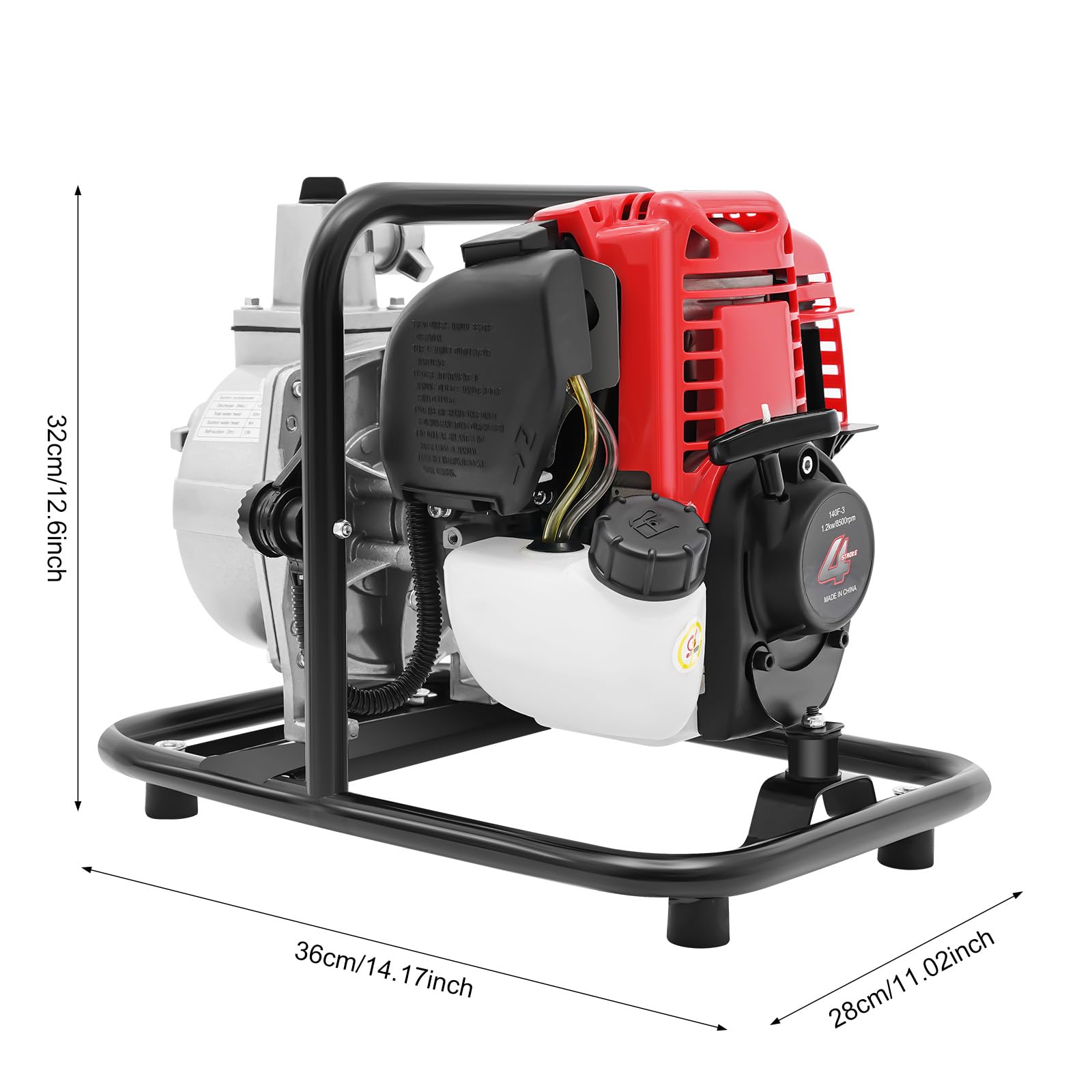 TiryyDrela Pompa Acqua Benzina 4T 1,2 kW 135 L/min