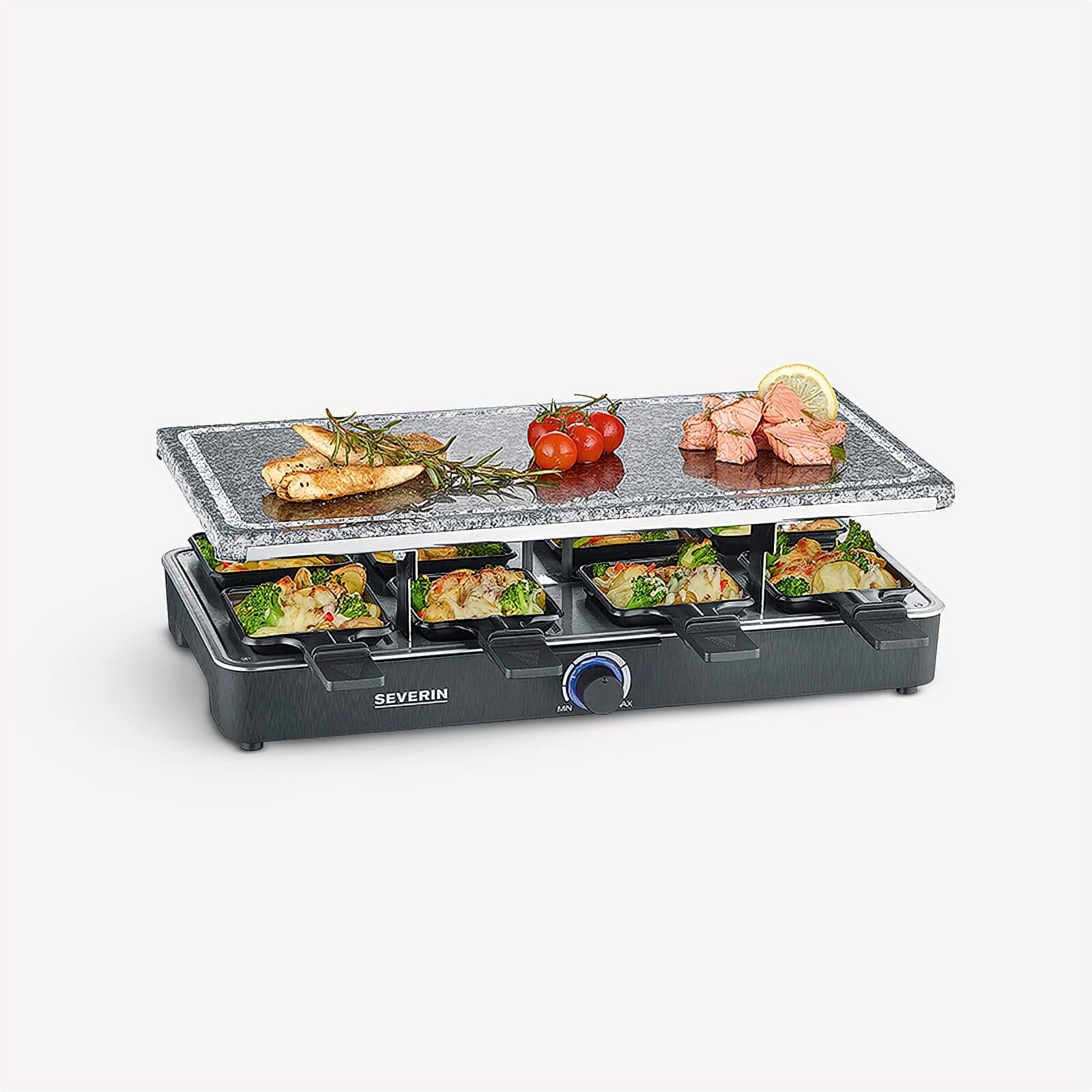 SEVO Raclette Party grill raclette pietra naturale 8 persone