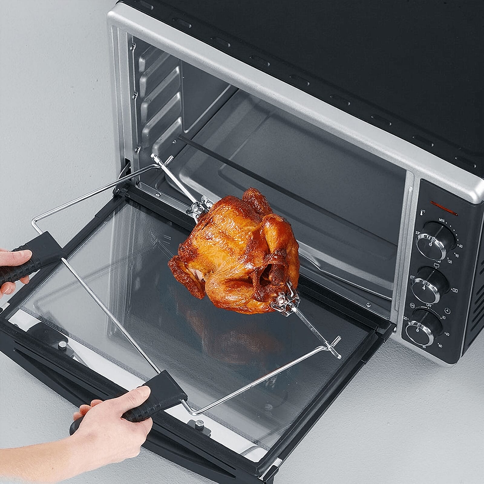SEVO forno elettrico ventilato pizza 29 cm girarrosto