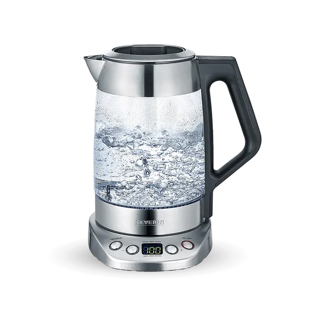 SEVO Deluxe bollitore in vetro per tè e acqua 5 programmi