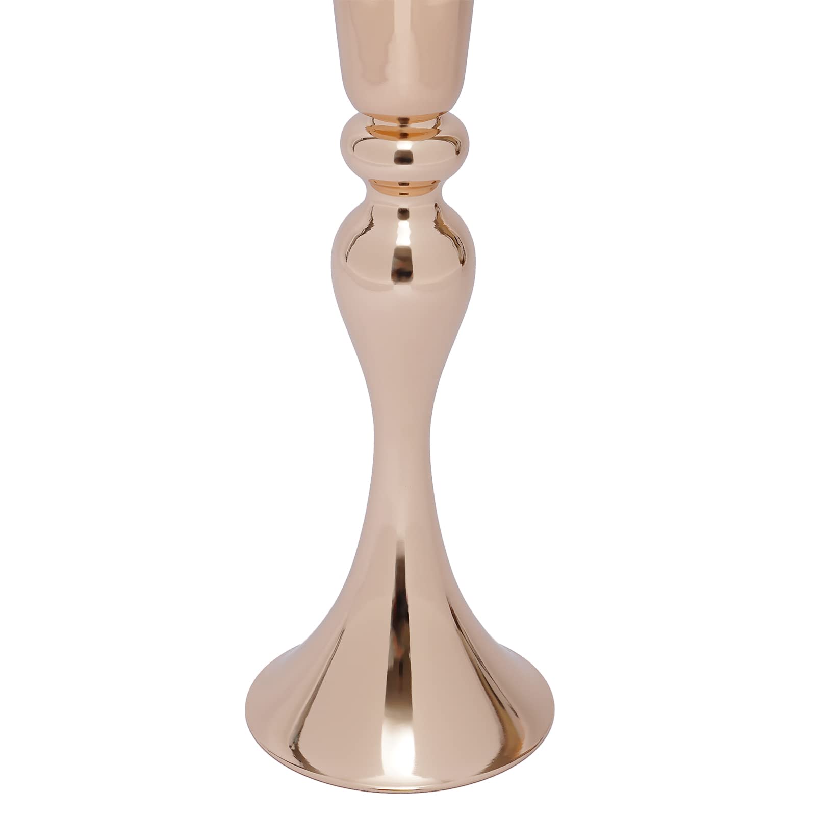 TiryyDrela Vasi Tromba Oro 56 cm Set 6 Pezzi Metallo