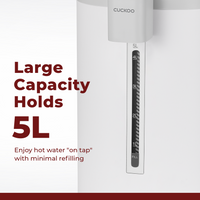 CUCKOO CWP-A501TW dispenser acqua calda 5 litri bianco