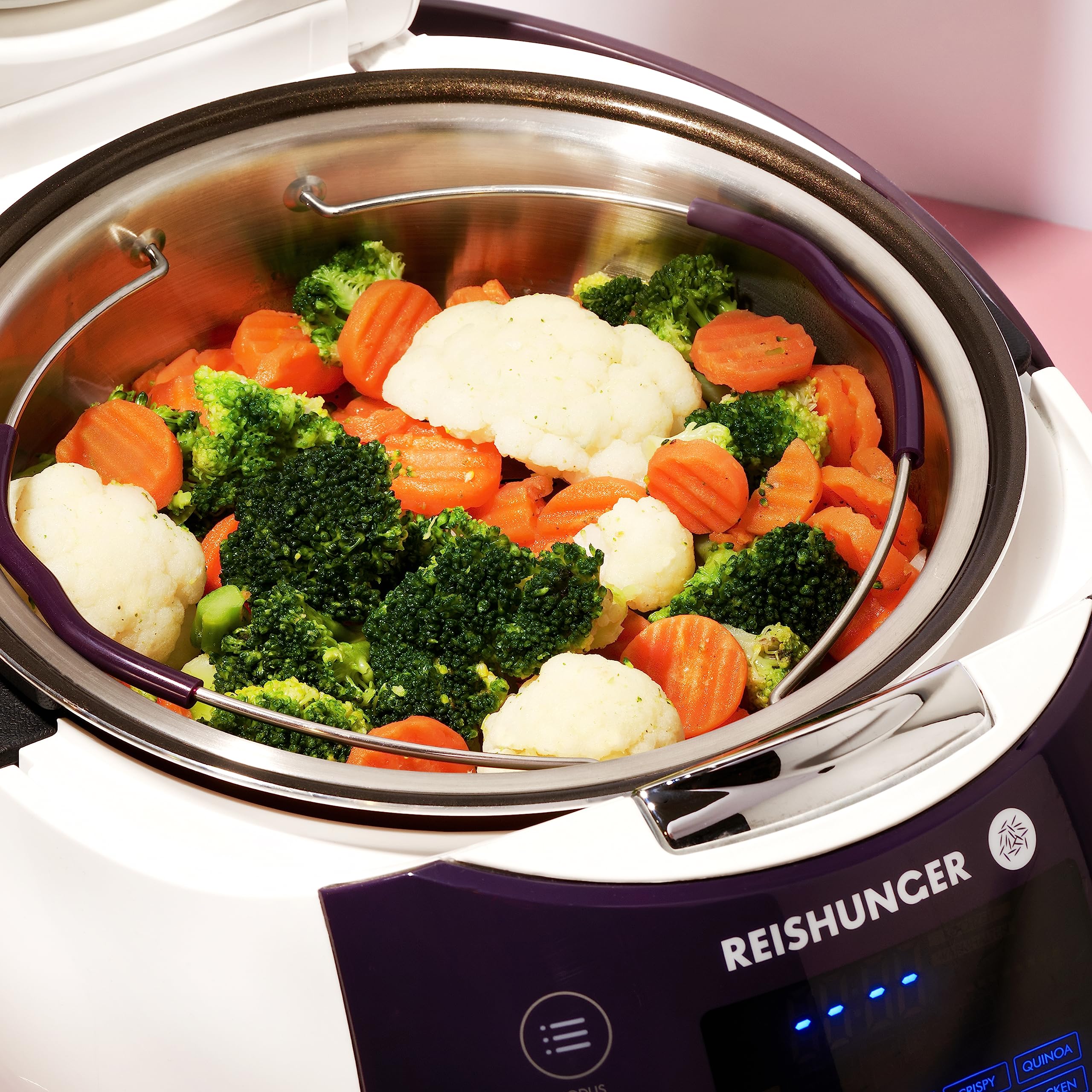 Reishunger Cestello Vapore Acciaio Inox per Cuociriso 1,5 L