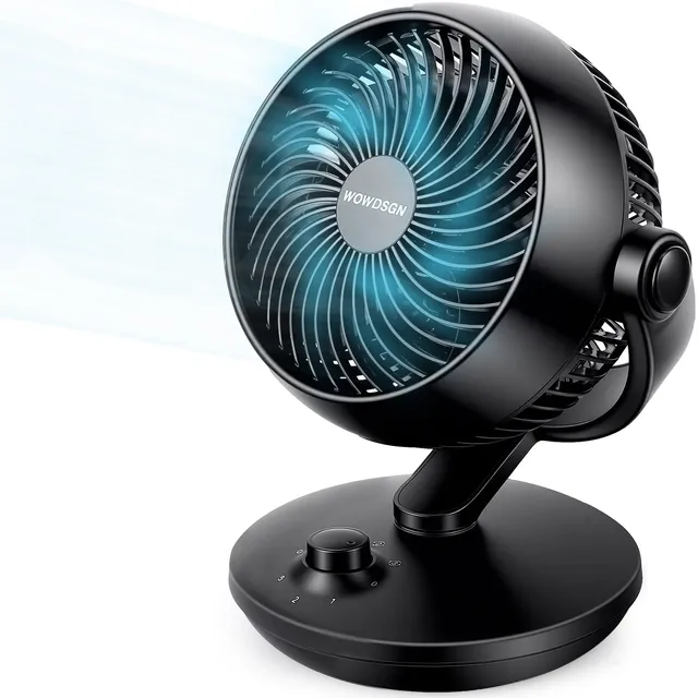 WOWDSGN XD-1586FC Ventilatore da Tavolo Silenzioso 24dB