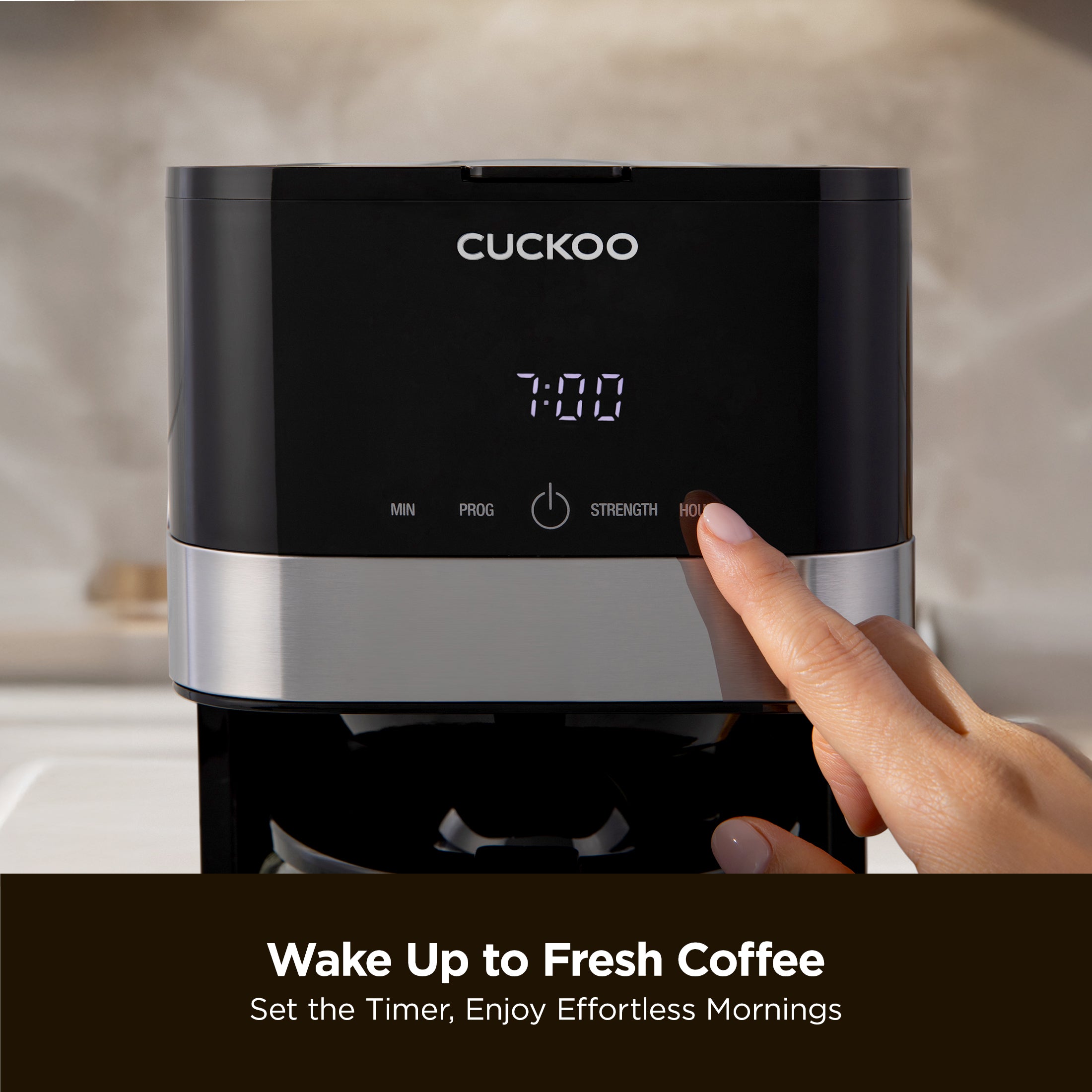 CUCKOO Classic CCM-BD011B Macchina Caffè Filtro 10 Tazze Nero