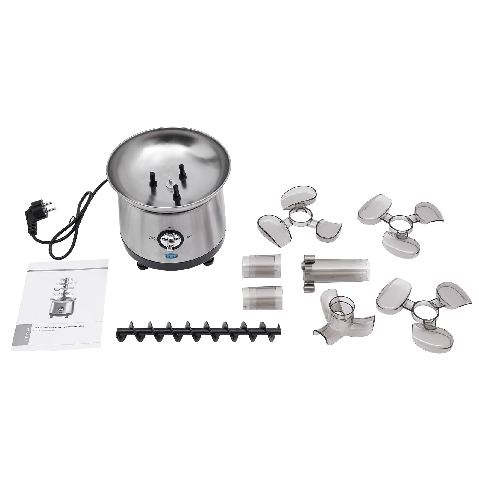 TiryyDrela Fontana Cioccolato 4 Livelli Inox 1,2 L