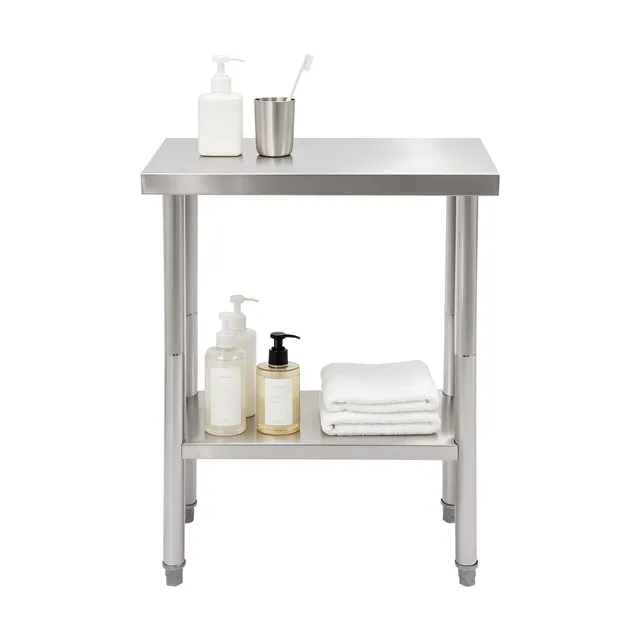 TiryyDrela tavolo lavoro cucina inox 60x30x85 cm 300 kg
