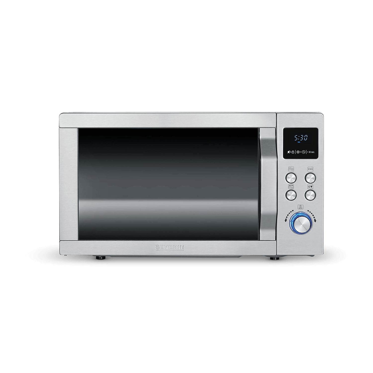 SEVO Microonde con Grill 2 in 1 Acciaio Inox 8 Programmi