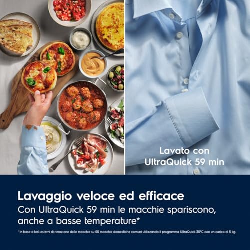 Electrolux EW7F411B3 Lavatrice 11Kg 1400 Giri Vapore