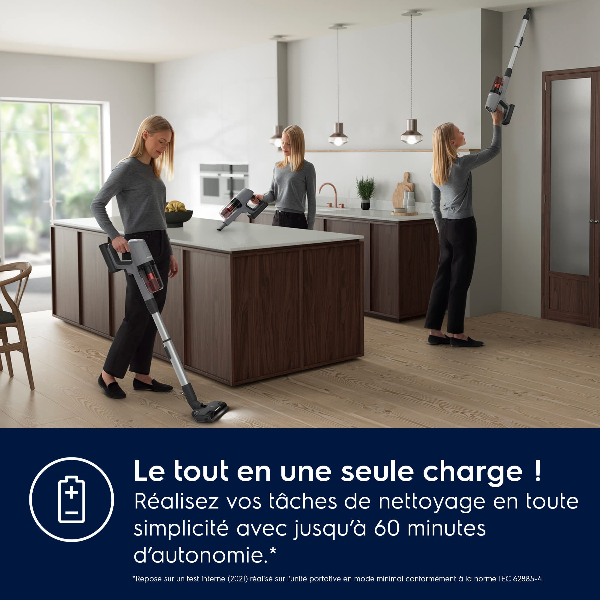 Electrolux Ultimate 800 EP81AB25UG scopa elettrica grigia
