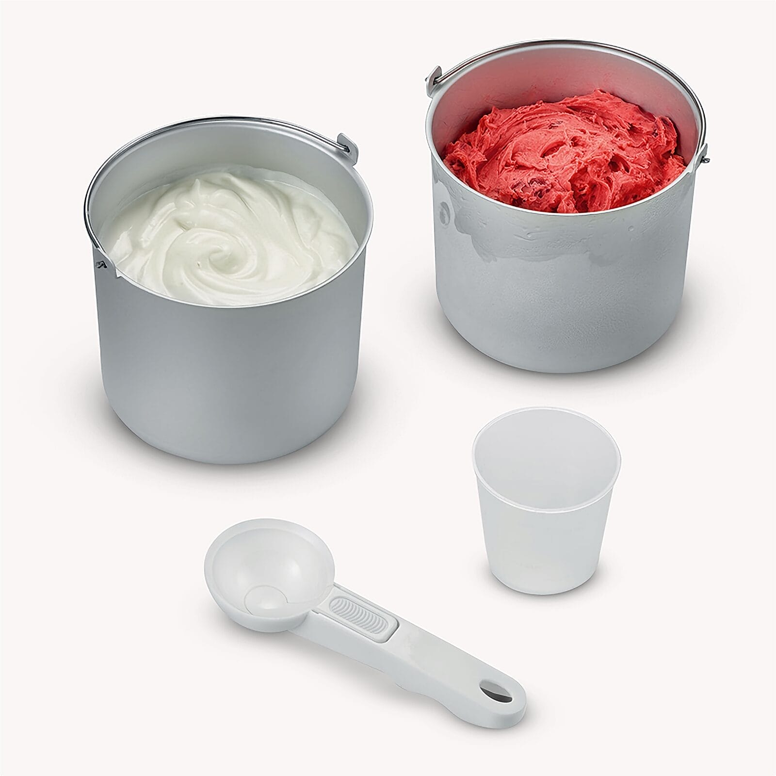 SEVO 2-in-1 Gelatiera con Yogurtiera 2 Litri Acciaio