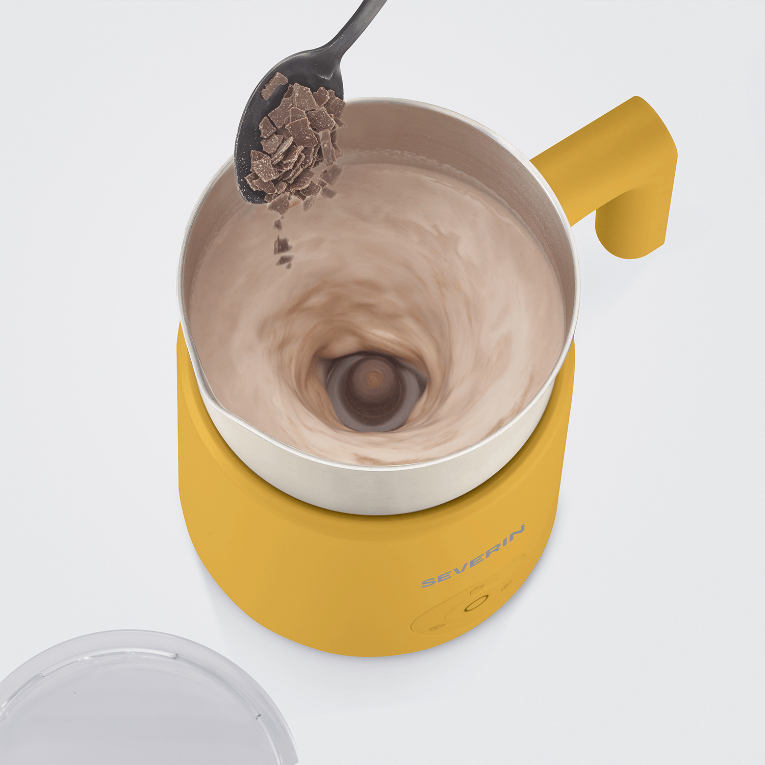 SEVO Spuma Lite montalatte a induzione sunshine yellow 220 ml