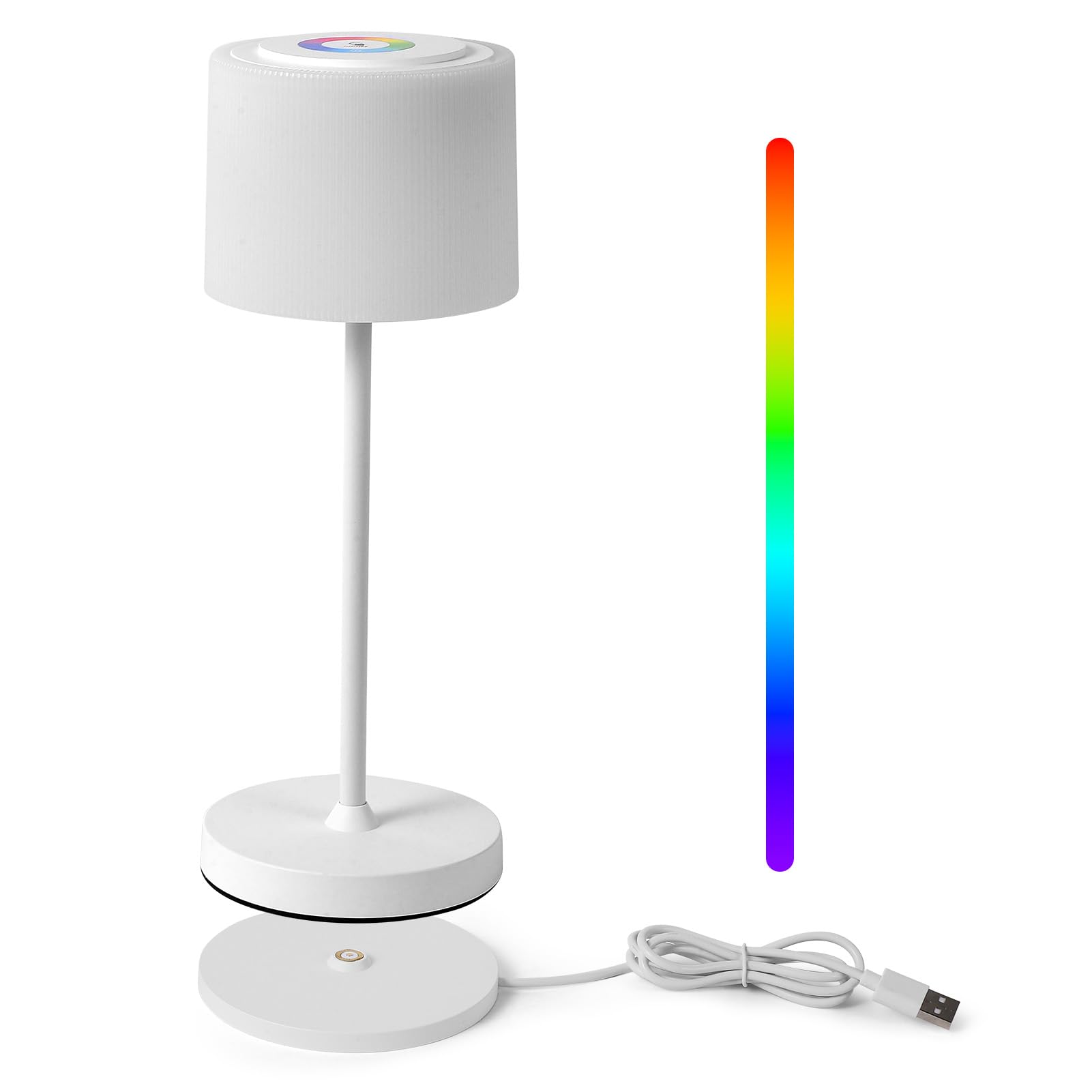 WOWDSGN lampada da tavolo ricaricabile RGB 4000mAh IP44