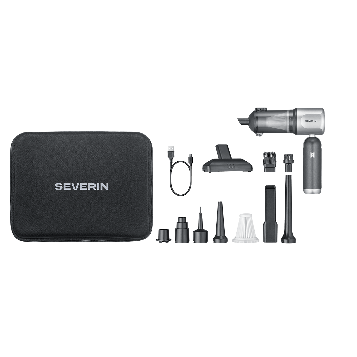 SEVO HV 7137 S-Power DuoBoost Aspirapolvere Portatile 3in1