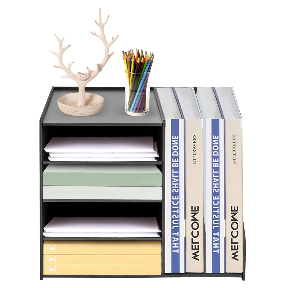 TiryyDrela organizer scrivania A4 6 livelli PVC 39x31x30 cm