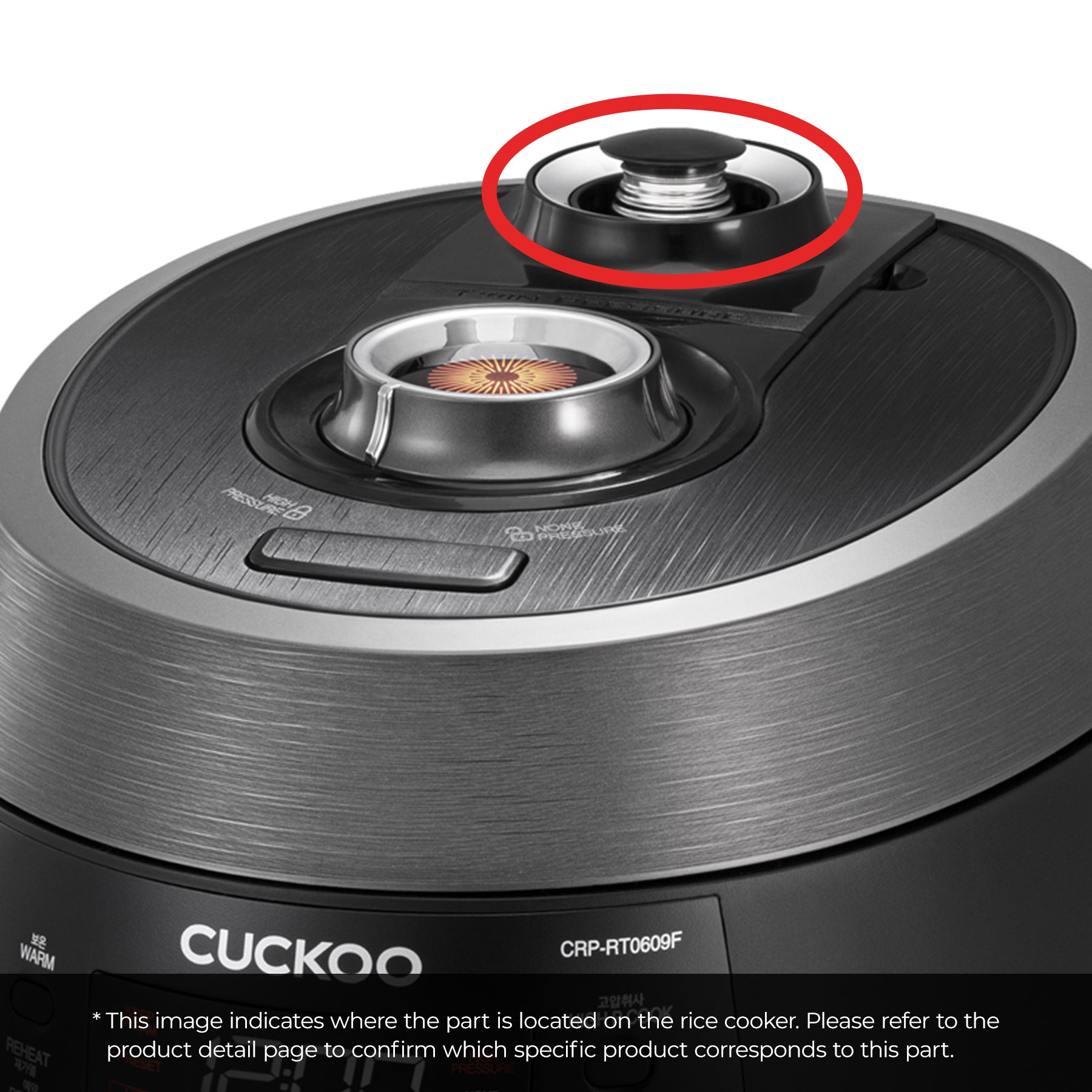 CUCKOO CRP tappo vapore 00197-0181C0 per cuociriso