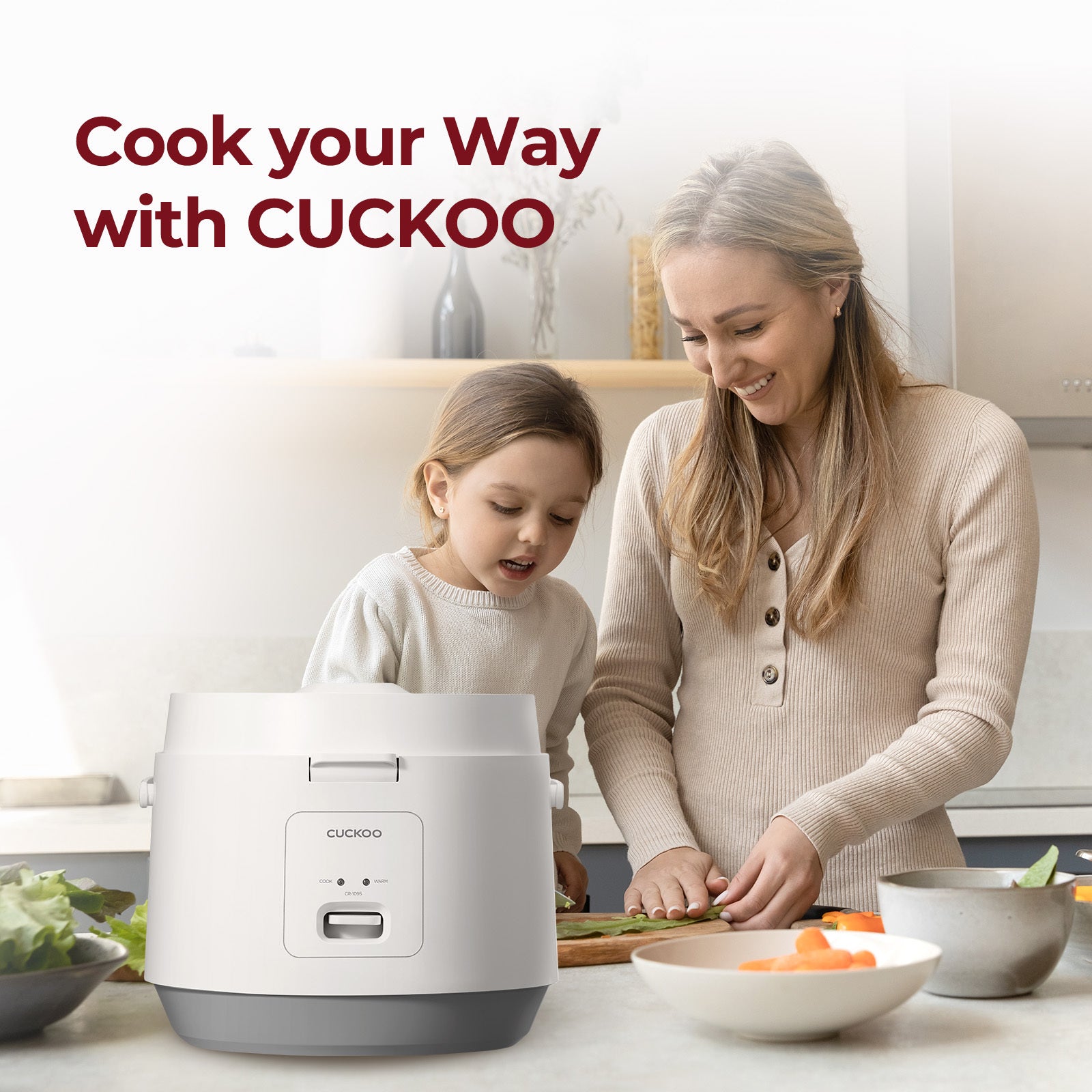 CUCKOO CR-1095 cuociriso Basic 10 tazze caldo automatico