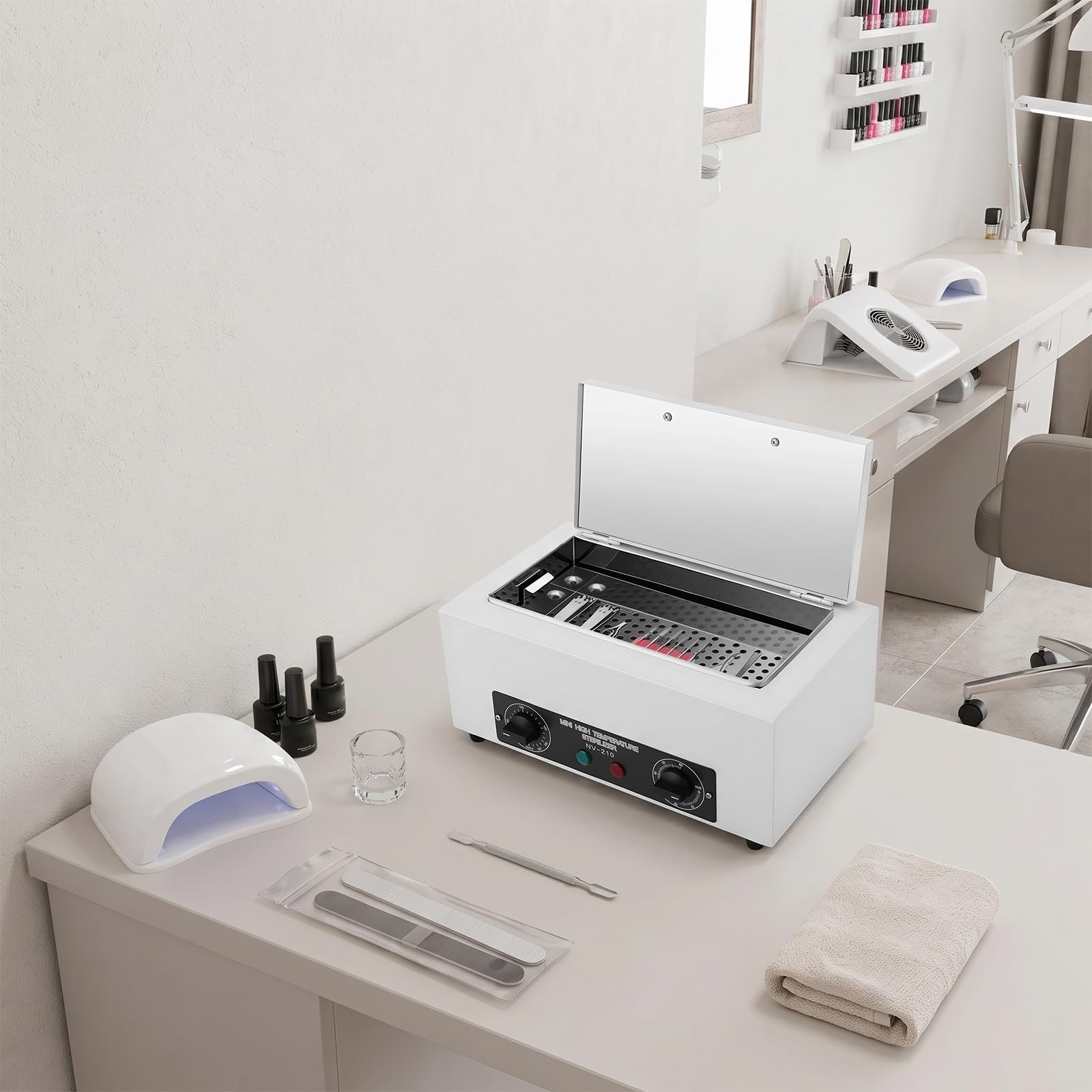TiryyDrela sterilizzatore strumenti manicure 2 L 220°C
