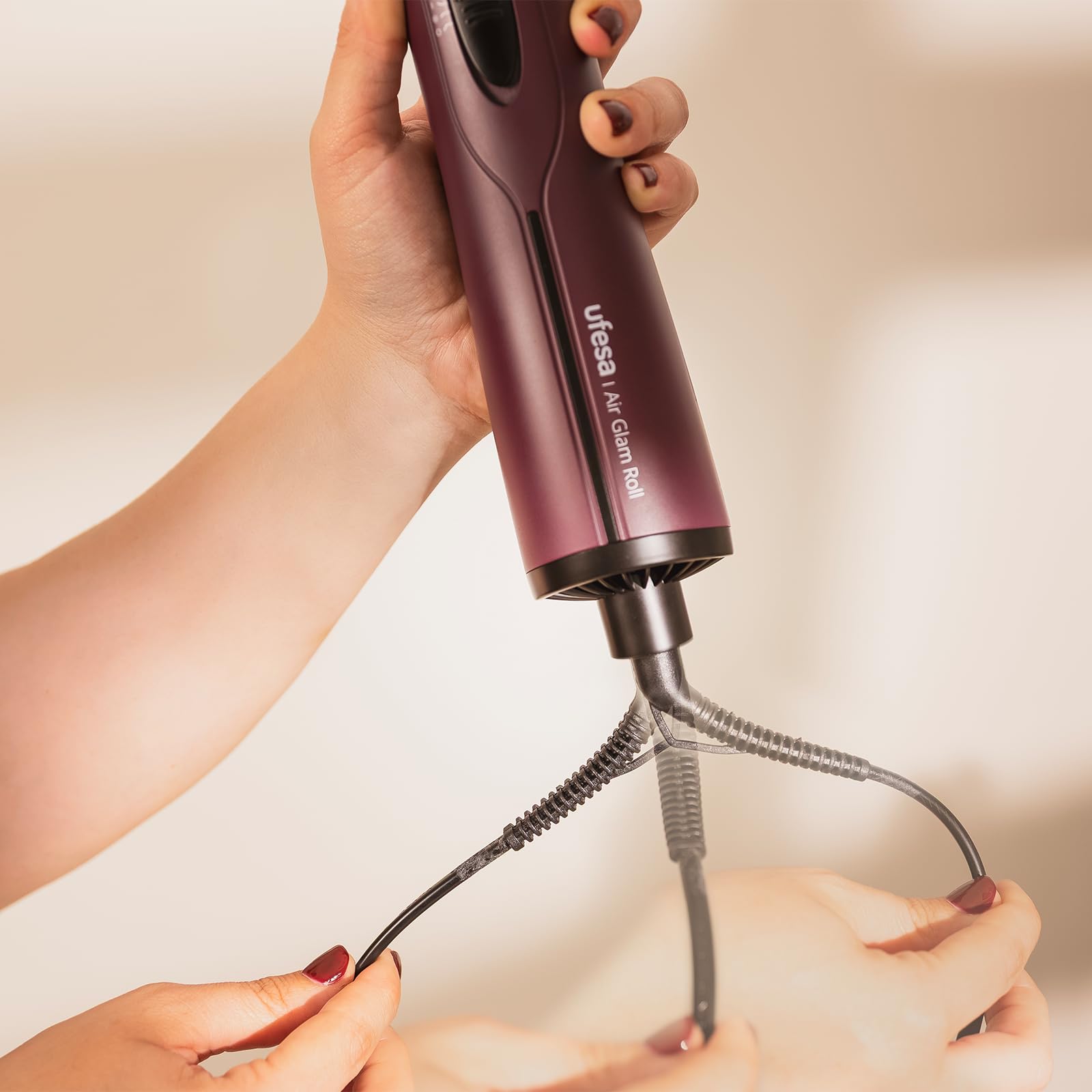 Ufesa Air Glam Roll spazzola modellante 1200W 6 accessori ceramica