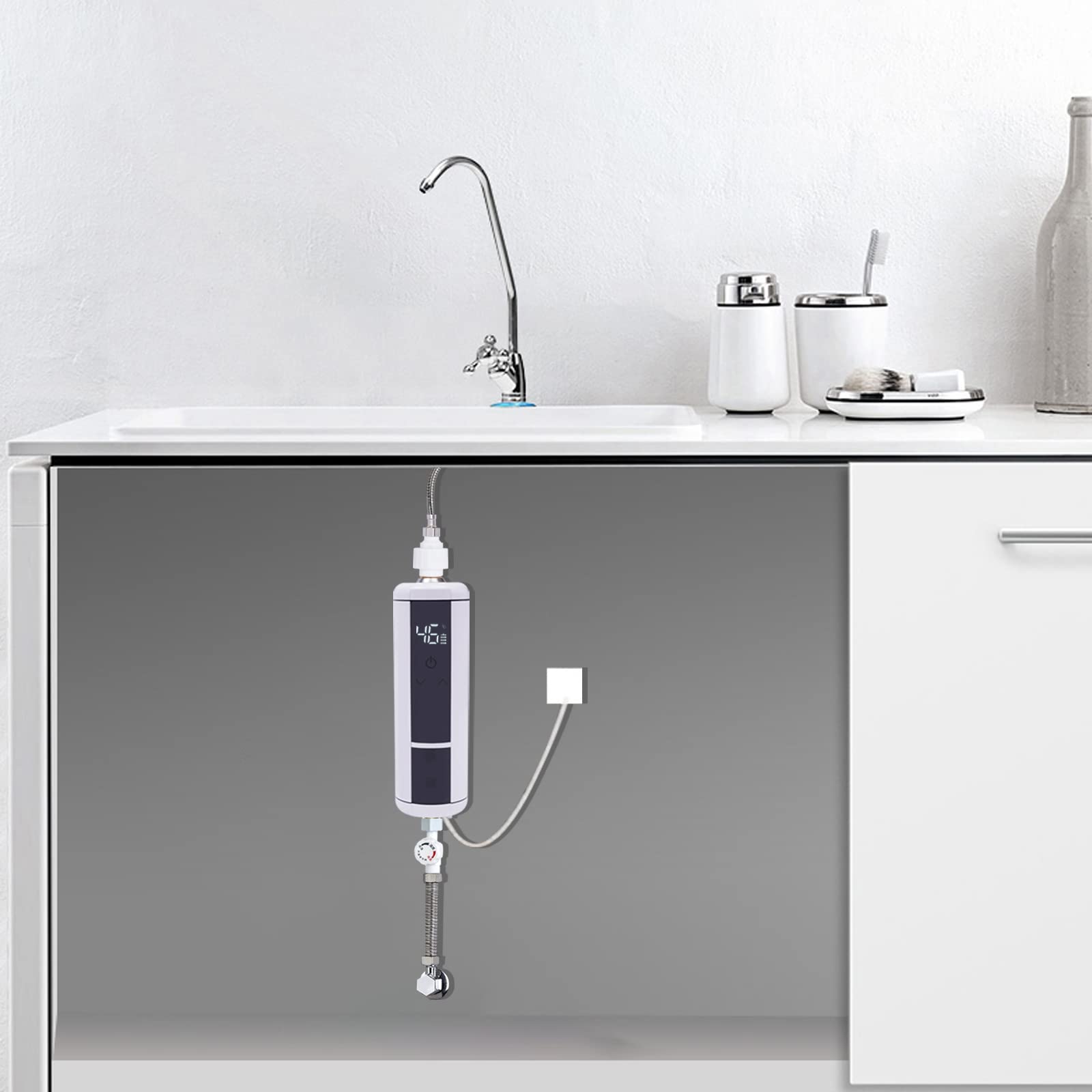 TiryyDrela scaldabagno istantaneo elettrico 3500W 30-52°C