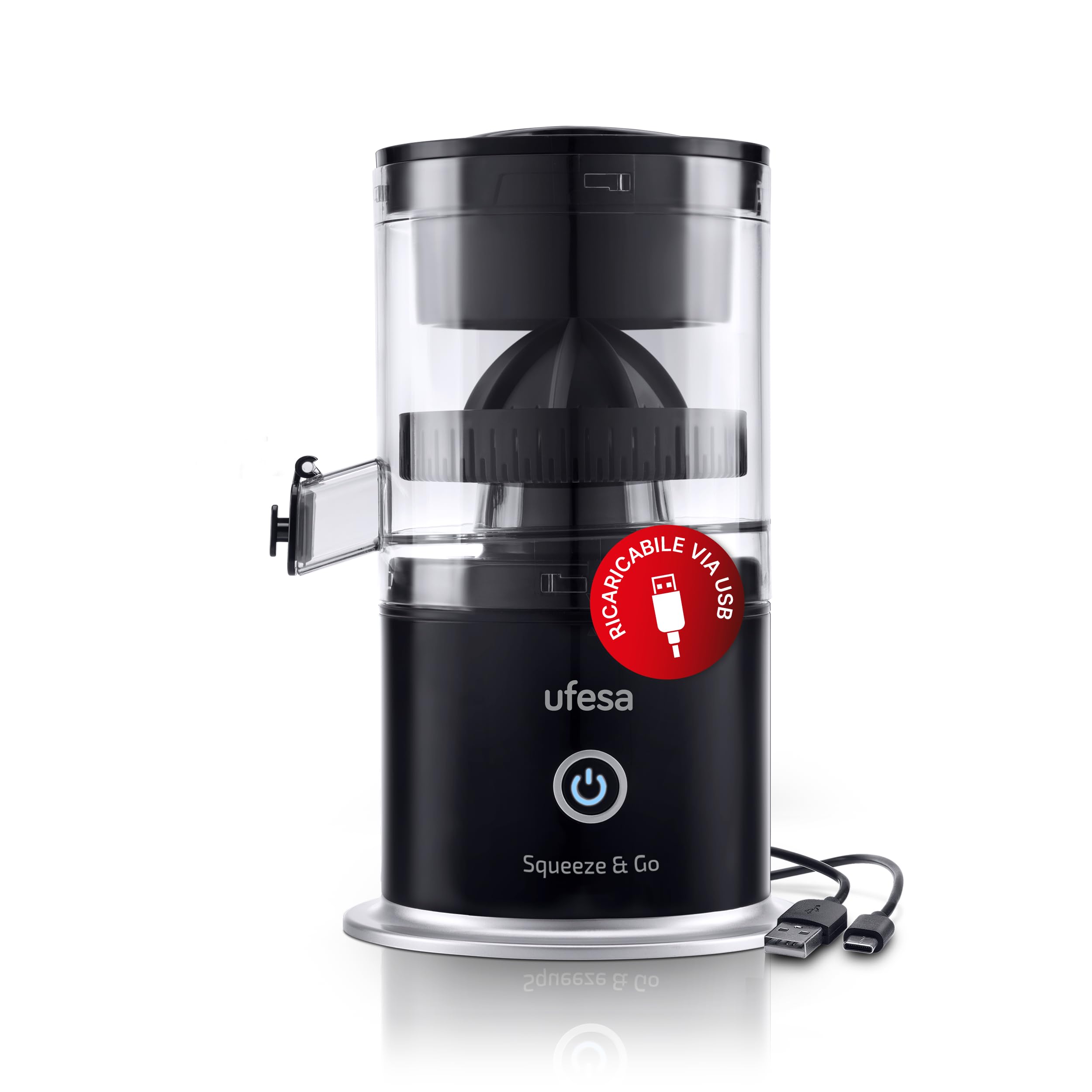 Ufesa EX4936 Spremiagrumi Elettrico 0,7L Doppio Cono
