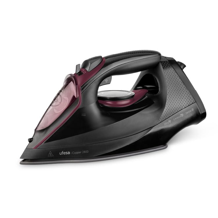 Ufesa Cooper ferro da stiro a vapore 2800W nero ceramica