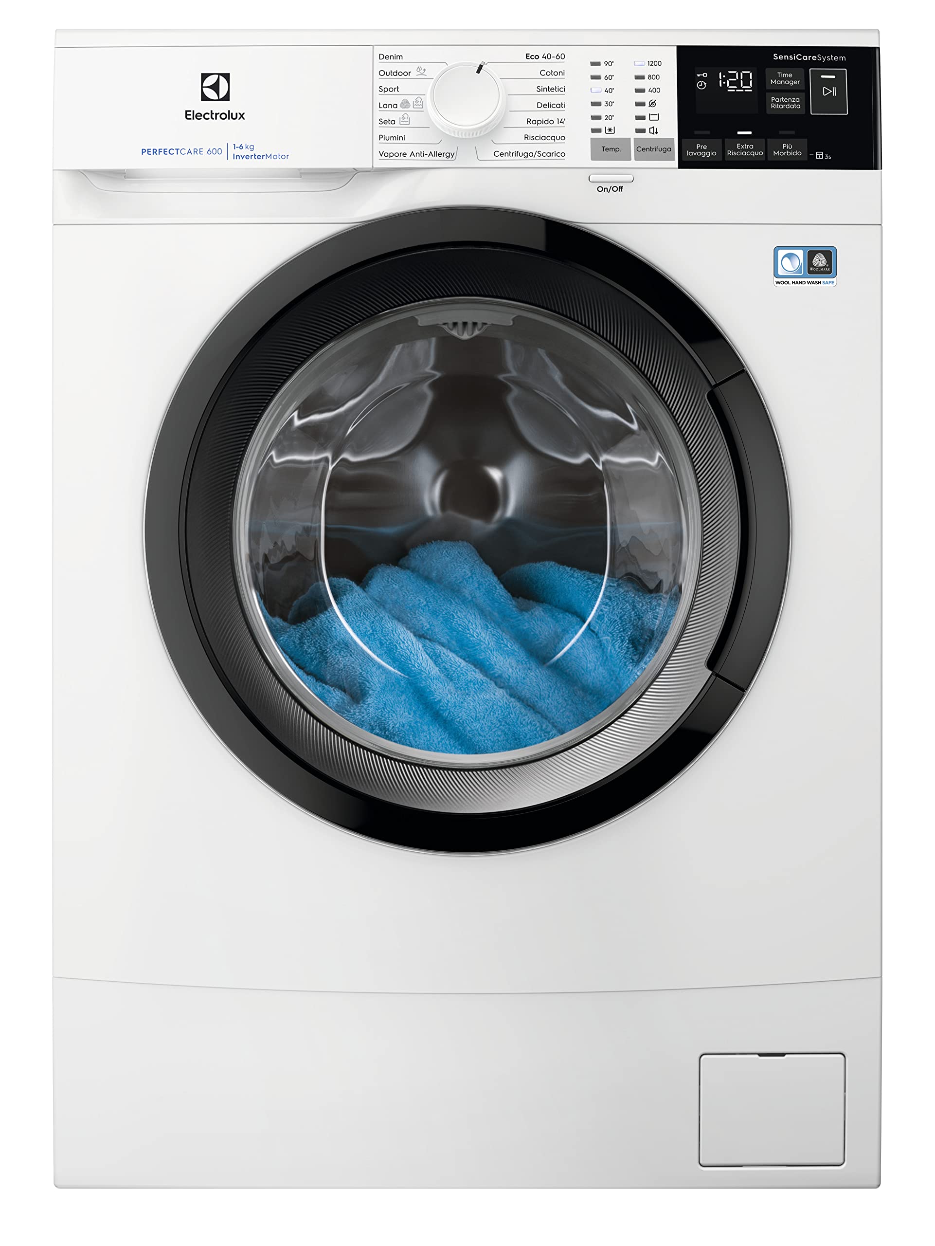 Electrolux Serie 600 EW6FZAM28 lavatrice 8 kg 1400 giri