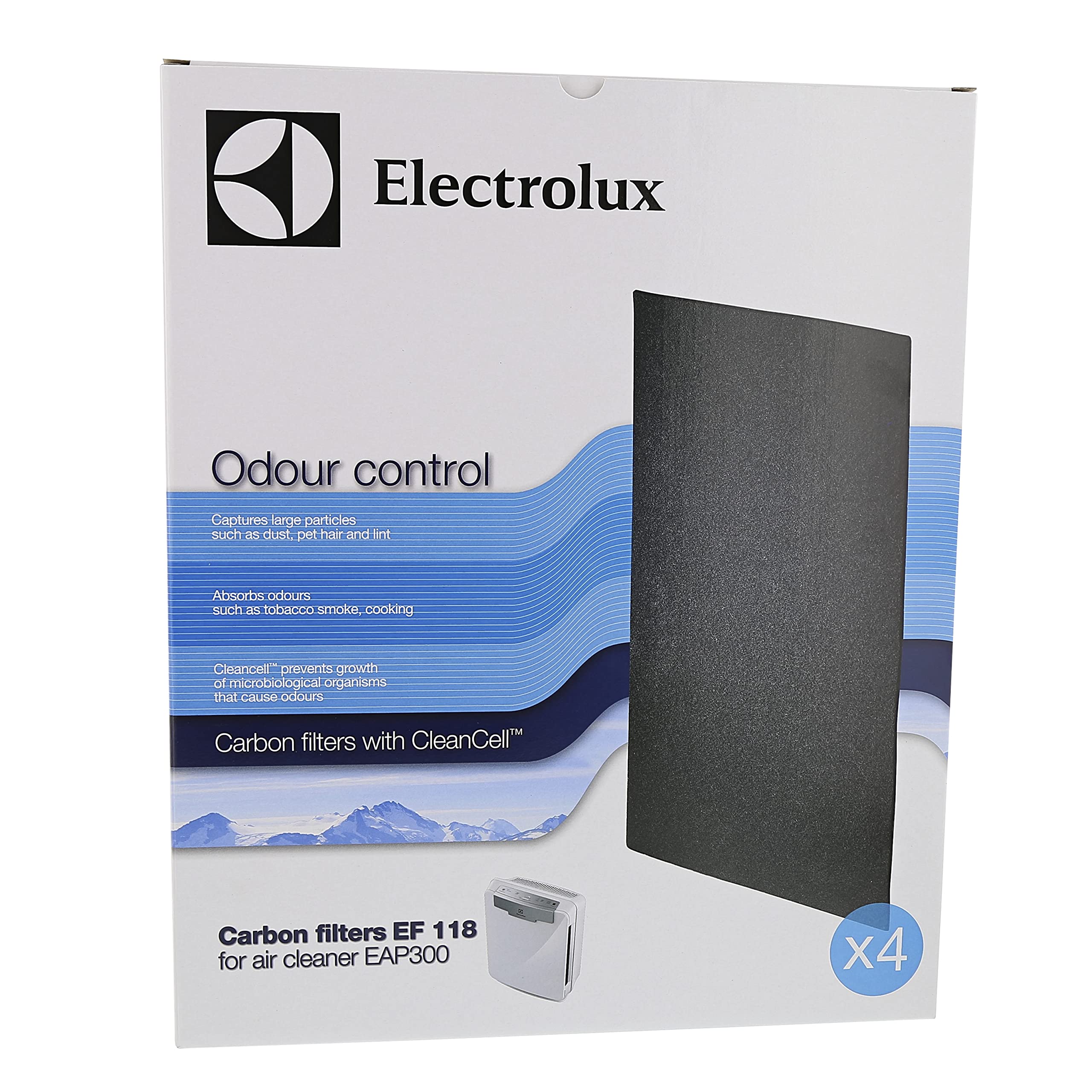 Electrolux EF118 Filtro Carboni EAP300 4 Pezzi