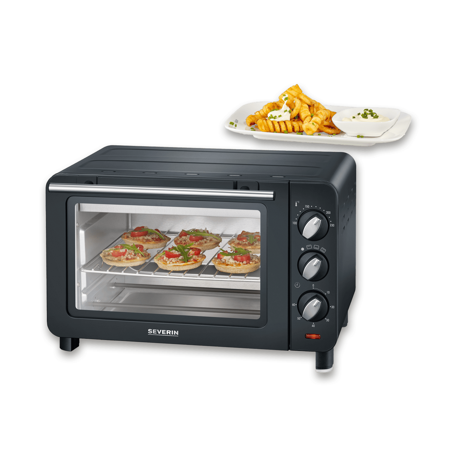 SEVO mini forno tostare griglia e teglia pizza