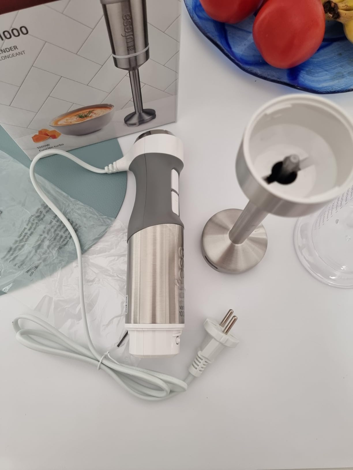 Ufesa BP4580 Vario 1000 Frullatore Immersione 1000W 1 Acc.