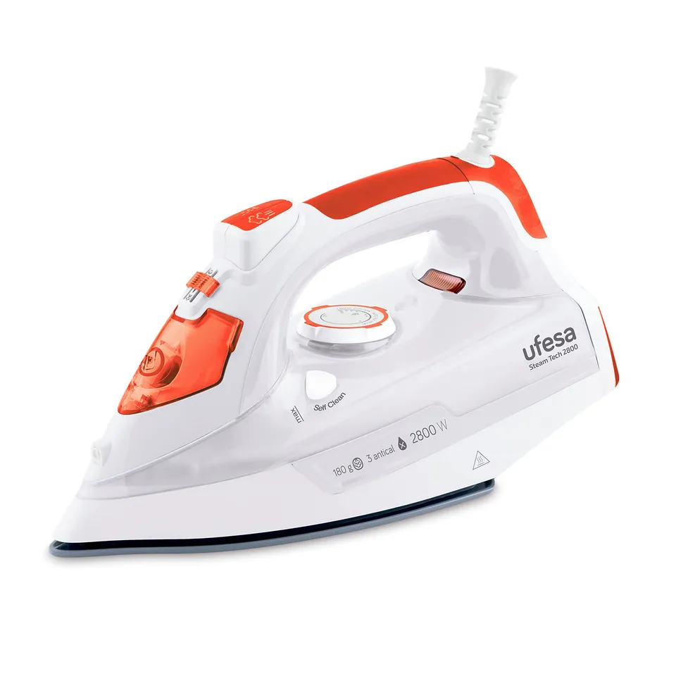 Ufesa Cooper ferro da stiro a vapore 2800W nero ceramica