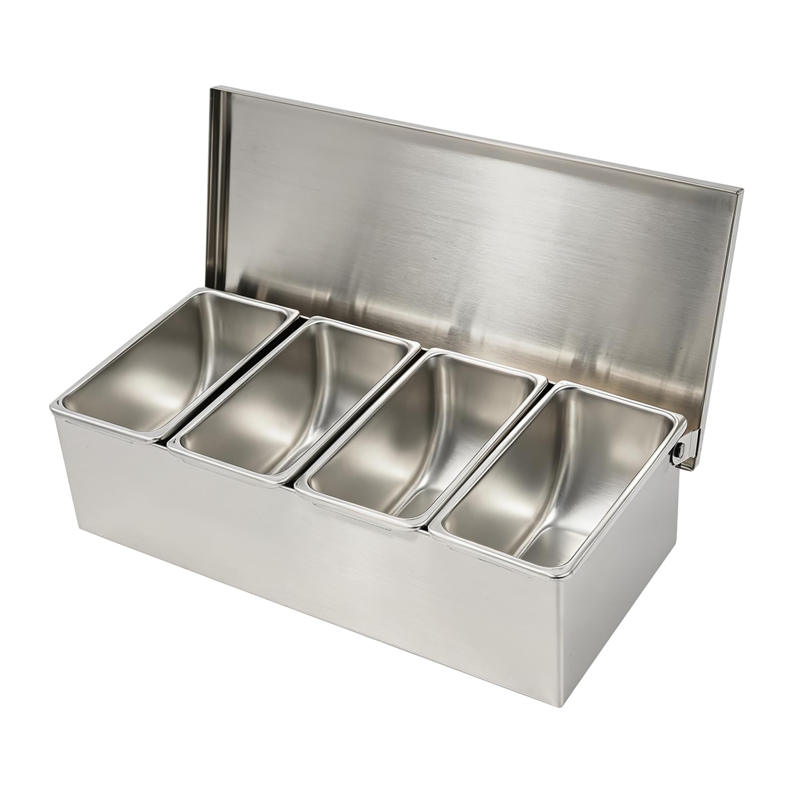 TiryyDrela Portaspezie Acciaio Inox 5 Scomparti