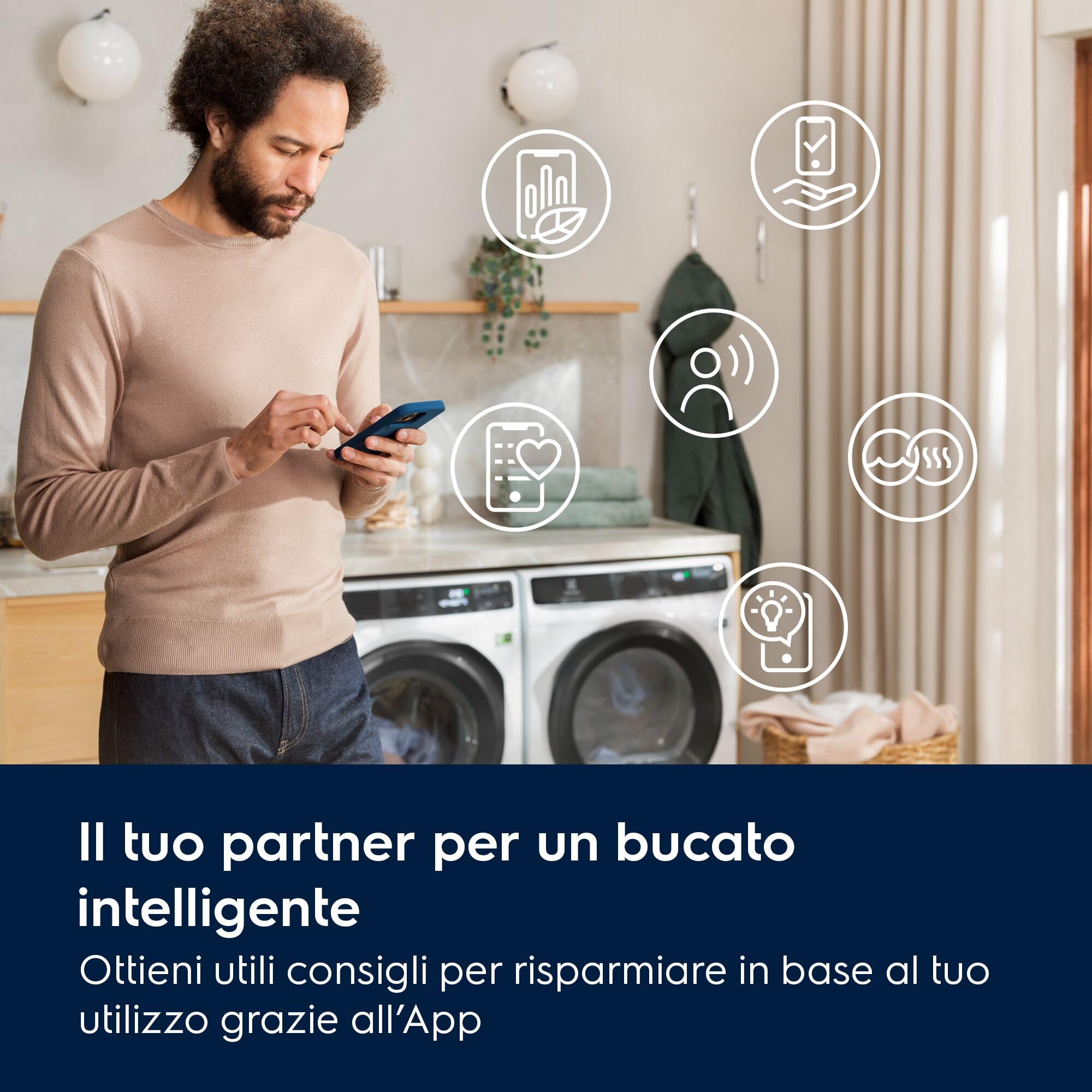 Electrolux EW7HA48GY Asciugatrice 8Kg Pompa di Calore DelicateCare